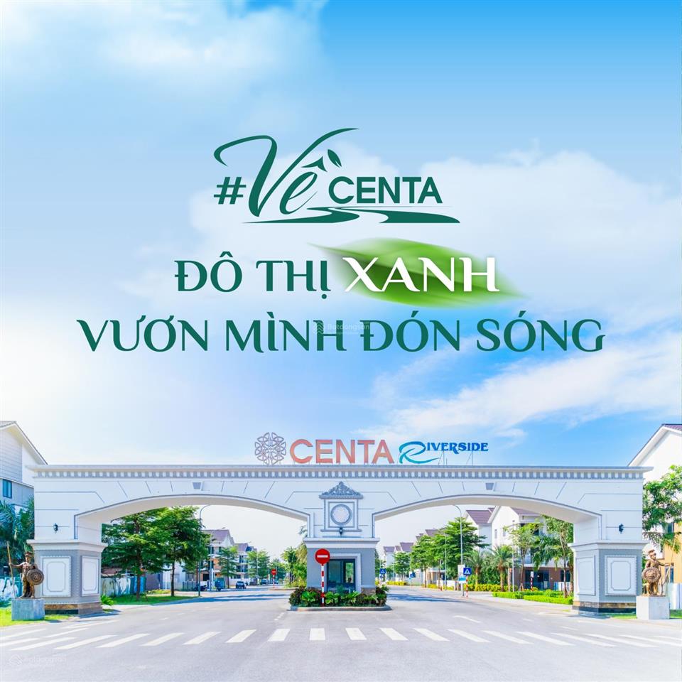 Duy nhất căn shophouse 100m2 có sân sau 6m tại centa riverside cam kết giá tốt nhất thị trường