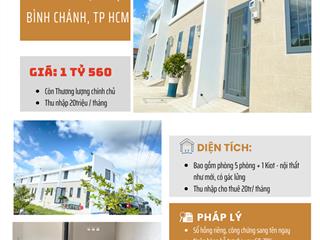 Chính chủ cần bán gấp dãy phòng trọ + kiot giá chỉ 1 tỷ 560 triệu