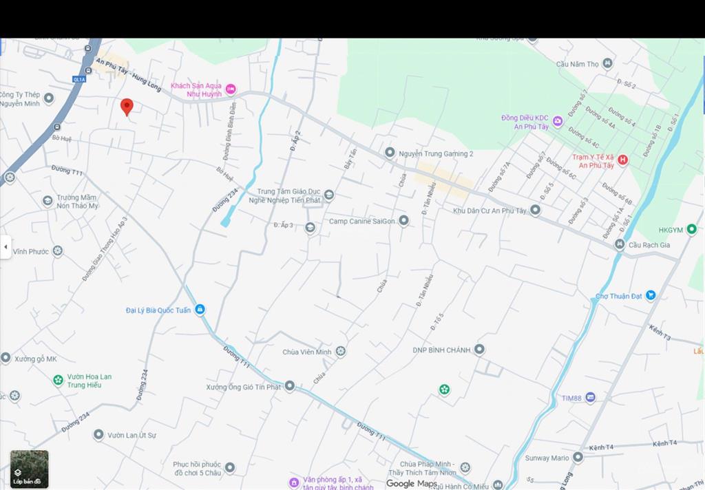 Đất full thổ 152m² ngang 5,8m ở cạnh giao lộ nguyễn văn linh  ql1a, chợ đầu mối nông sản bình điền