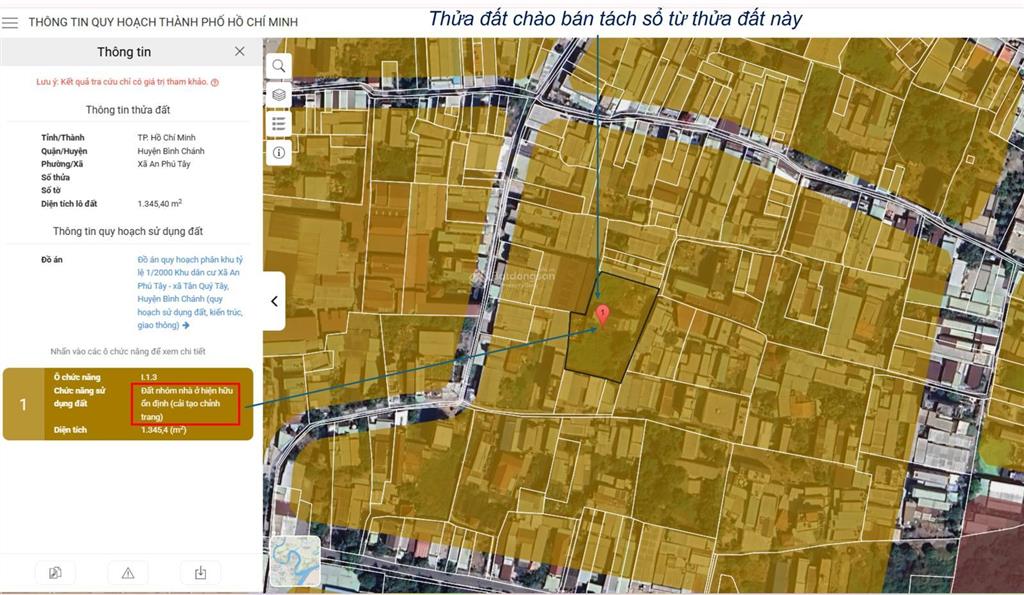 Đất full thổ 152m² ngang 5,8m ở cạnh giao lộ nguyễn văn linh  ql1a, chợ đầu mối nông sản bình điền