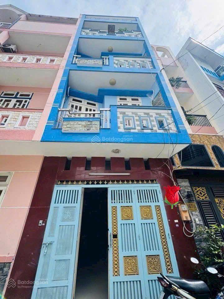 Nhà mới cần bán. phạm văn chiêu gò vấp dt 4x12 5 tầng giấy tờ pháp lý rõ ràng an ninh dân trí cao