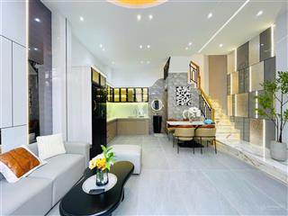 Hot. 6.68 tỷ, gần 50m2, ngang 5.2m. 4tầng ngay cv làng hoa, nhà mới full nội thất. đ. lê văn thọ