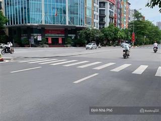 (hiếm  mặt tiền 9m) siêu phẩm phố trần thái tông 162m2  đường 4 làn ngay ngã tư đẹp  kd sầm uất