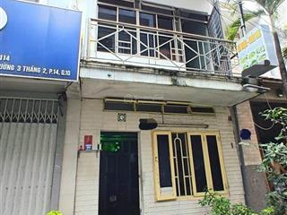 Bán nhà 2 mặt tiền trước & sau hẻm 6m thông chợ nguyễn tri phương&q5  cách mặt tiền đường 3/2 100m