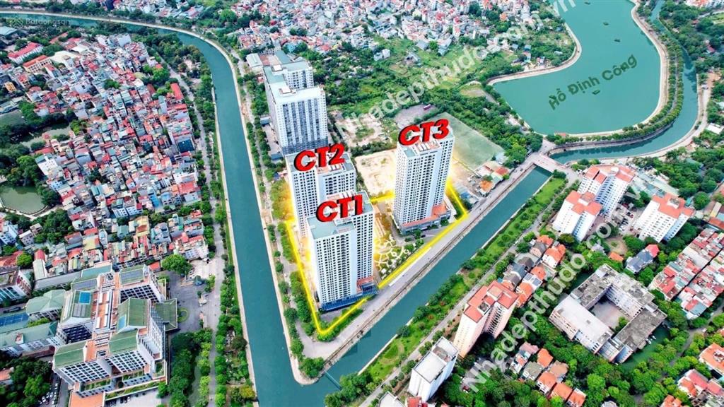 (giá đã có sổ)  bán căn hộ x2 đại kim, 3pn 2wc, 77m2, giá chuẩn 5,8 tỷ, ban công hướng nam