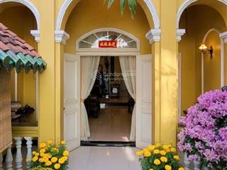 Biệt thự kiến trúc cổ kính  hxh gò xoài  nở hậu tài lộc  147m2 chỉ 8.2 tỷ