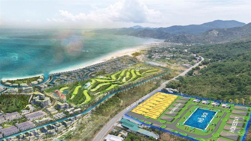 Bà chị cần bán lô đất đối diện vin cam ranh, giá chỉ 5tr/m2