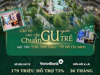 Căn hộ 2pn the win city mặt tiền trần văn giàu, thanh toán 179 triệu nhận nhà, chiết khấu tổng 15%