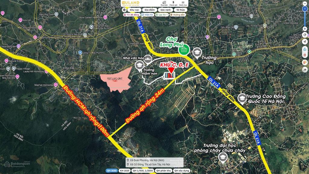 [ chính chủ bán gấp] lô đất 100m tại phú cát, hòa lạc.
