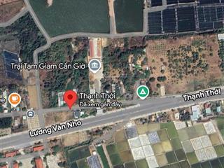 Bán đất mặt tiền đường thạnh thới vị trí vàng tiềm năng sinh lời