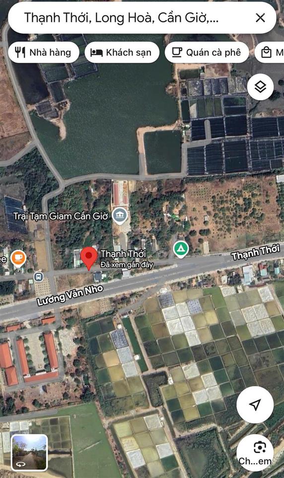 Bán đất mặt tiền đường thạnh thới vị trí vàng để đầu tư