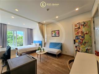 Sẵn căn hộ studio full nội thất mới  chỉ tính mỗi điện  có hồ bơi riêng