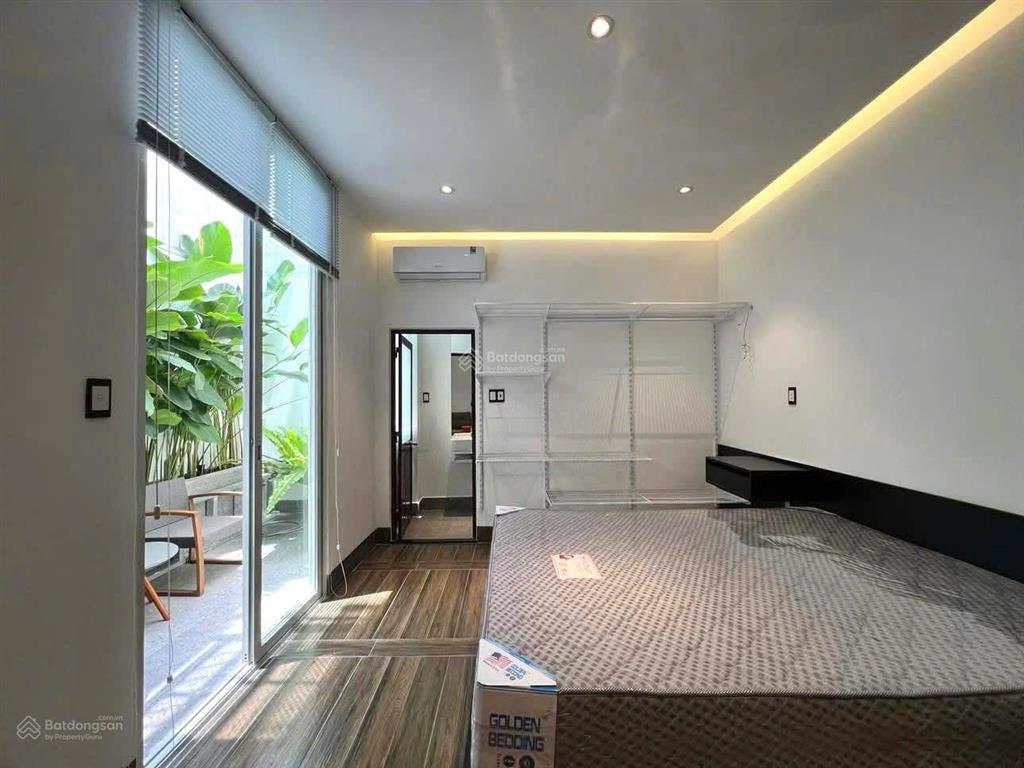 Căn hộ studio sân vườn  full nội thất tách bếp, view chill tại nhà