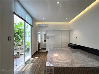 Căn hộ studio sân vườn  full nội thất tách bếp, view chill tại nhà