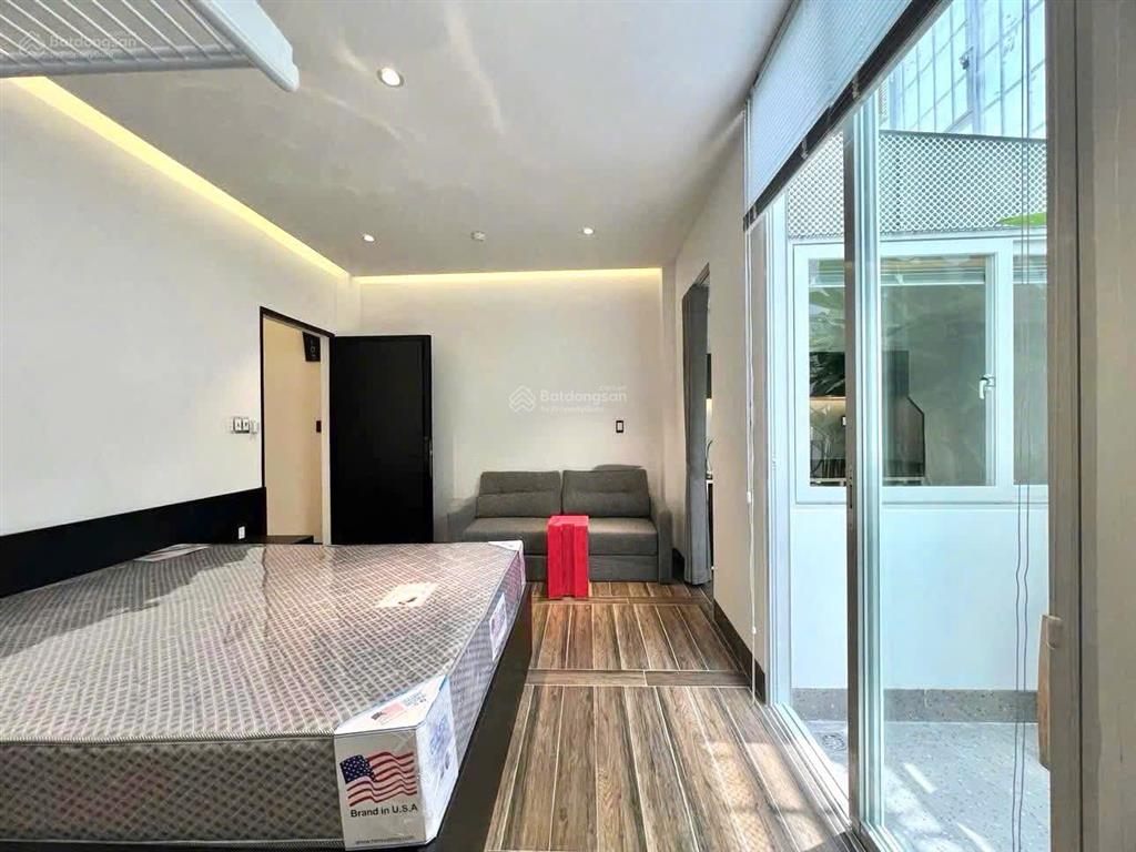 Căn hộ studio sân vườn  full nội thất tách bếp, view chill tại nhà
