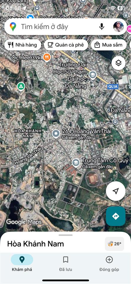 Bán lô đất 2 mặt kiệt ô tô 6m hoàng văn thái, liên chiểu, giá chỉ 2 tỷ 36x hạ ngay 30 tr