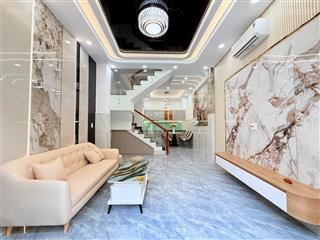 Nhà mới xây hai căn liền kề 56m² (4x14m)  4 lầu btct  ngay chợ phan văn trị