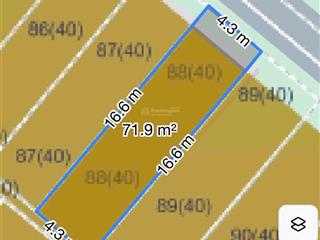 Duy nhất lô đất mặt tiền view sông vàm thuật "tựa sơn hướng thuỷ"  4,5x17m cn 72m²giá nhỉnh 10 tỷ