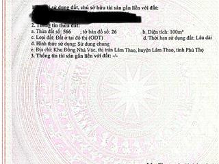 Bán đất tại quốc lộ 32c, lâm thao, phú thọ, giá cực hấp dẫn