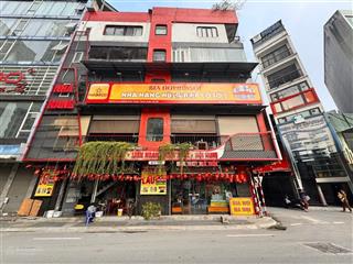 Bán nhà mặt phố ngã tư lê văn lươngkhuất duy tiến. lô góc 2 mặt tiền, ô tô tránh. 51m/5t/mt 14m.