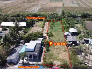 Cần bán 900m2 đất tại mặt tiền đường huyện lộ 07, gần khu đô thị biển gò công đông