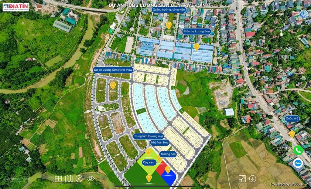 Quỹ hàng độc quyền đất biệt thự 260m2 cạnh chợ lương sơn  giá tốt nhất thị trường   0984 675 ***