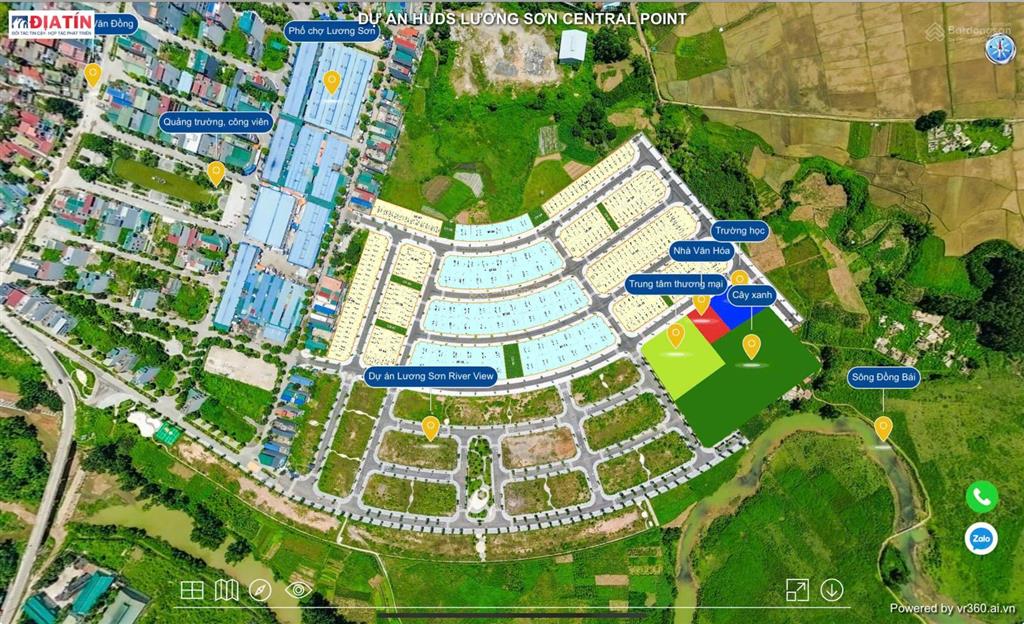 Quỹ hàng độc quyền đất biệt thự 260m2 cạnh chợ lương sơn  giá tốt nhất thị trường   0984 675 ***