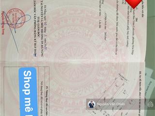 Chính chủ cần bán cặp shophouse view hồ bàu tràm 61ha đường mê linh đi bà nà hilll