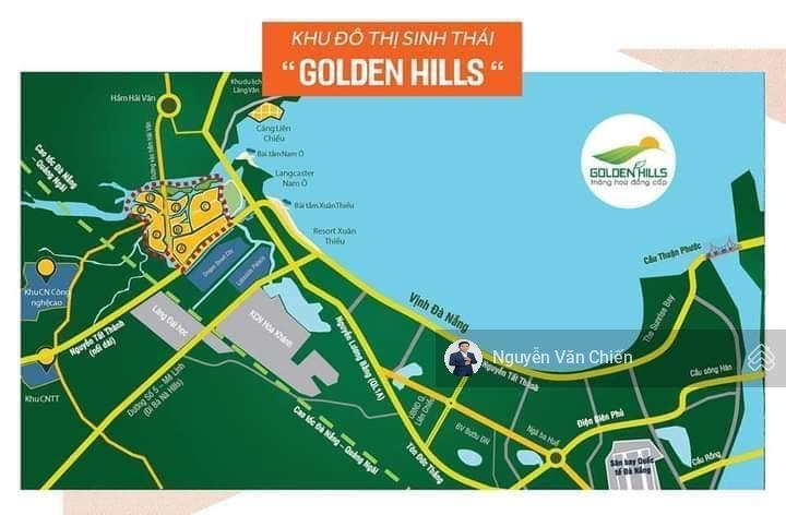 Bán lô đất golden hills ngang 7,5m vị trí siêu vip a1 đẹp nhất khu sổ sẵn cá nhân