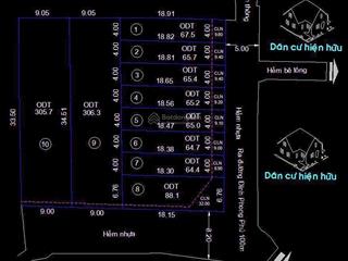 Chủ gửi lô góc 2 mặt tiền hẻm xe hơi đường đình phong phú, phường tăng nhơn phú b, quận 9