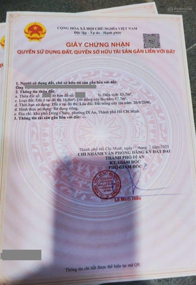 3 lô đất đẹp mới tách gần ngã tư 3 cây điệp và vincom550 dĩ an