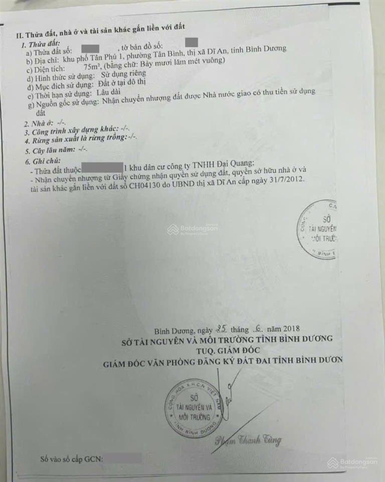 Nhà mặt tiền trục chính kinh doanh kdc đại quang gần ngã tư chiêu liêu dĩ an