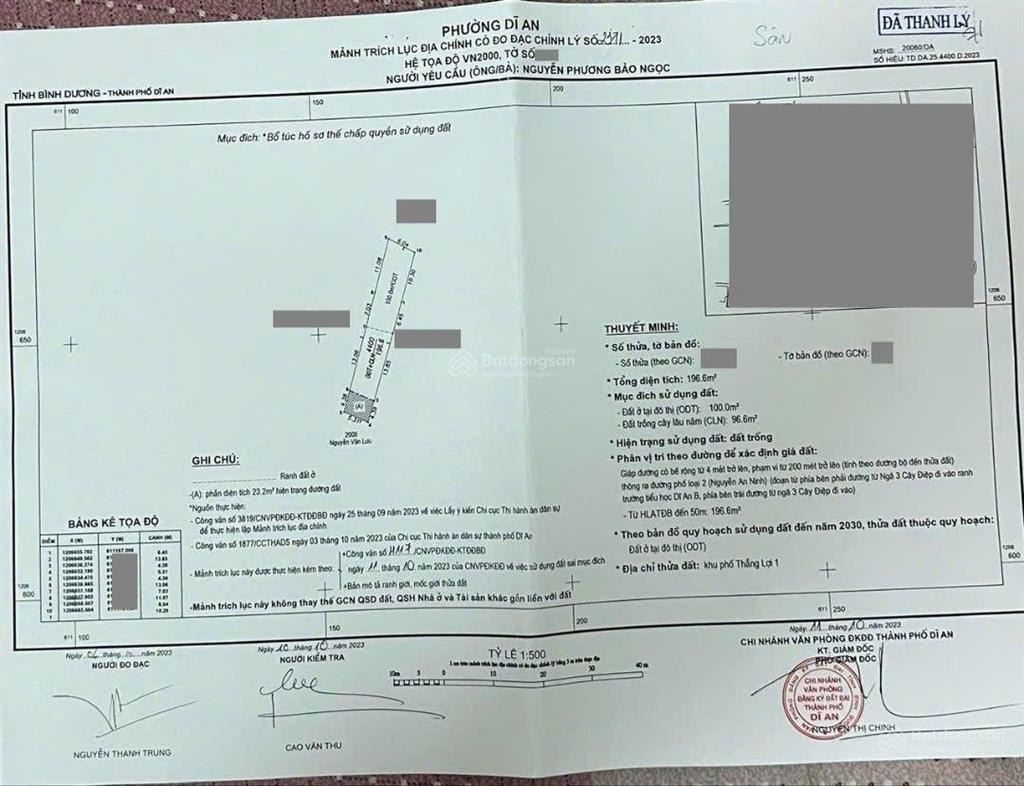 Nhà 393.8m2 ngang 10.68m cấp 4 sân vườn gần chợ dĩ an 1, phường dĩ an, tp dĩ an