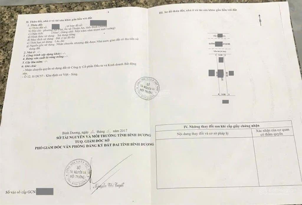 Nhà mặt tiền kinh doanh kdc việt sing, phường an phú, tp thuận an