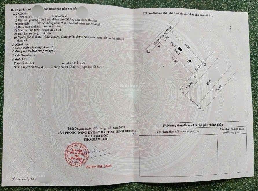 Nhà kdc đất mới, gần ngã tư chiêu liêu, phường tân bình, tp dĩ an.