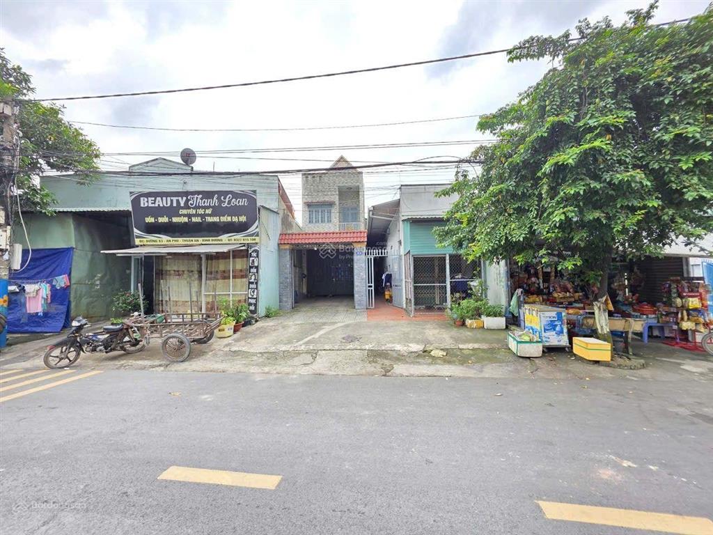 Nhà trọ 1 trệt 1 lầu 10x28m mặt tiền kinh doanh gần chợ thông dụng, thu 35trieu phường an phú