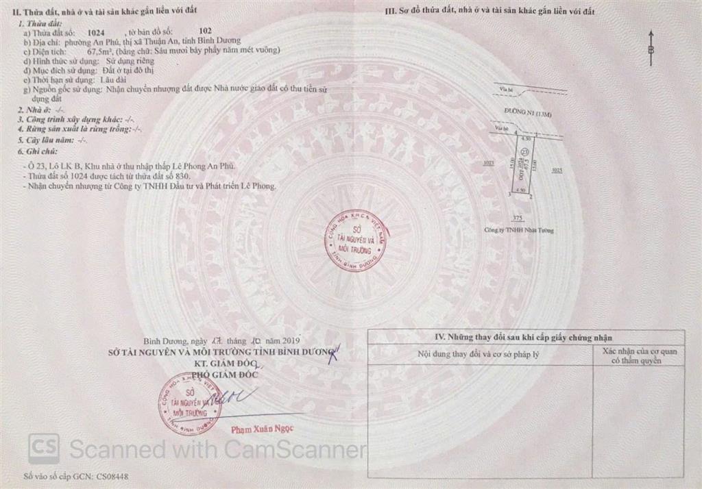 Đất trục chính kdc lê phong an phú 1, phường an phú, tp thuận an