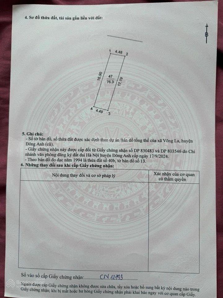 Bán nhà 3 tầng mới , trục chính đường làng võng la, đông anh, hà nội, giá cực chất 7,8 tỷ, 76,3 m2