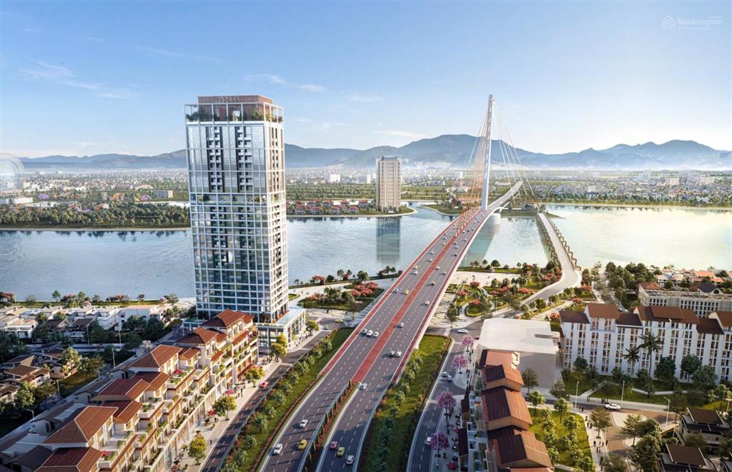 Bán shophouse trung tâm đà nẵng  sát sông hàn giá đầu tư chỉ 24 tỷ. sun cosmo residence đà nẵng