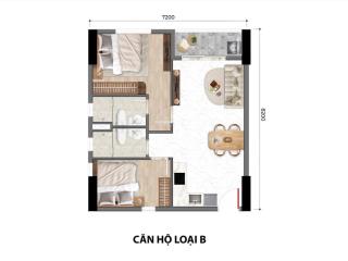 Bán căn hộ 2pn, 2wc, 60m2 tại quốc lộ 1k, bình an dĩ an, bình dương, giá ưu đãi 2,850tỷ