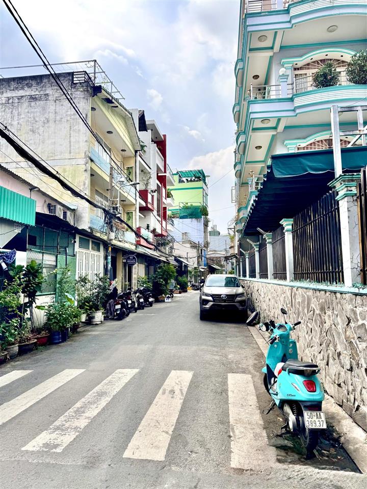 Tân phú mt đường nhựa 10m2tầng6.xtỷ4x16liên thông các trục đường như luỹ bán bích,hòa bình..