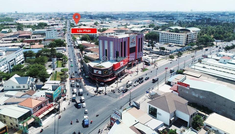 Cho thuê shophouse (nhà thô), 1 trệt 2 lầu 1 sân thượng, 120 m2/sàn, 22/12 thuận an, bình dương