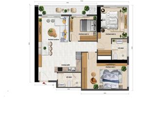 Căn hộ 3 phòng ngủ 90m2 14.2 tỷ chưa trừ triết khấu rẻ nhất tại dự án sun feliza suites cầu giấy