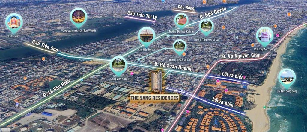 Khách cần tiền nhượng lại căn 2pn tầng cao view sông thành phố đẹpgiá 61triêu/m2