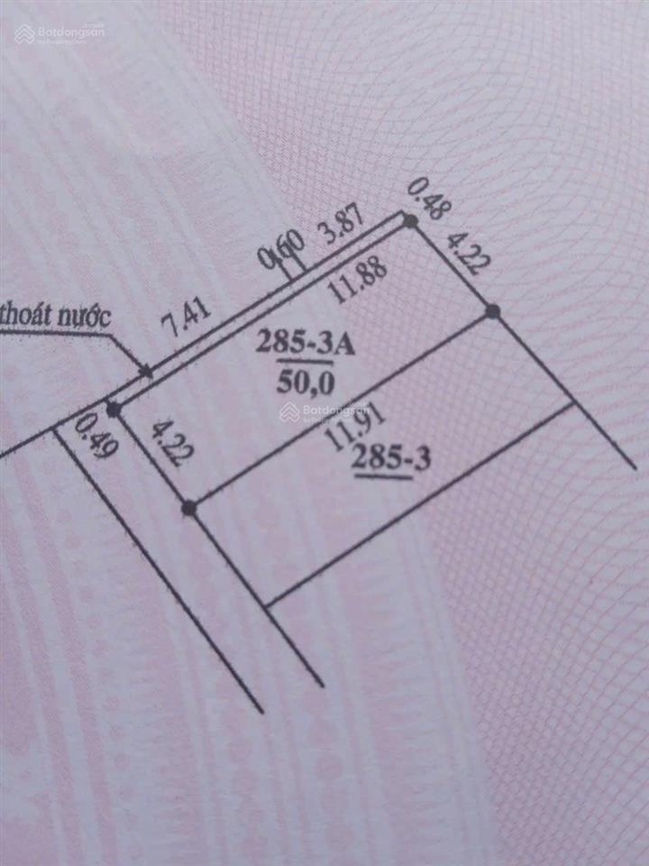 50m tổ 12 yên nghĩa mt 4,2m cách đường oto 100m