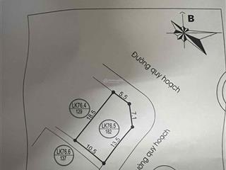 Bán lô 182m2 đất chính chủ 2 mặt tiền. mặt tiền chính 13.5m. kđt hùng vương  phúc yên