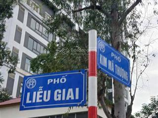 Bán nhà phố liễu giai  trung tâm ba đình  100m  9 tầng  giá chỉ 68 tỷ
