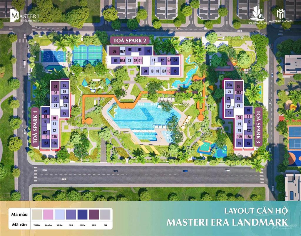 Quỹ căn ngoại giao giá tốt nhất masteri era landmark, ocean park 3