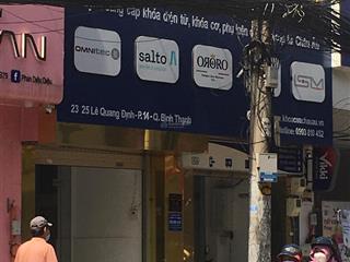 Bán nhà mặt tiền đường lê quang định, p14, q bình thạnh. dt 5x20m. cn 94m2. kết 3 tầng