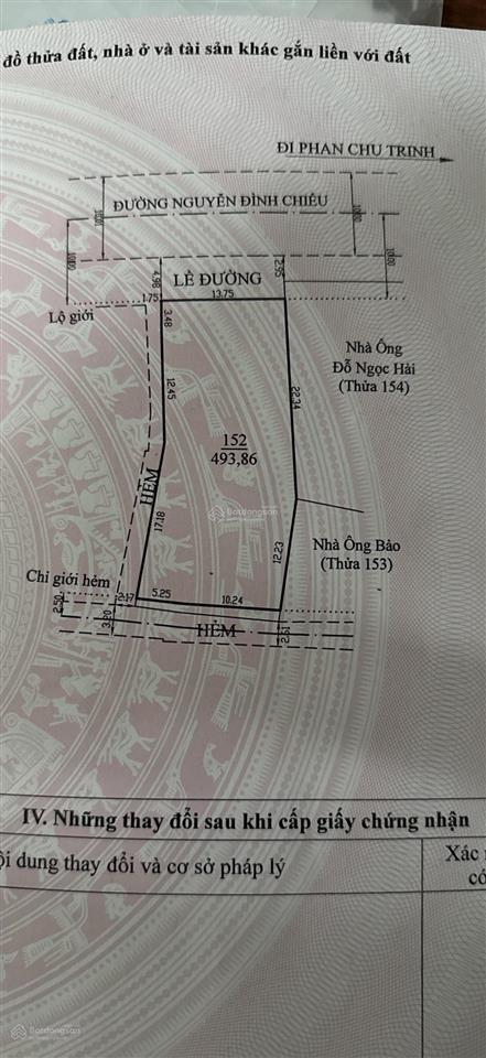 Bán lô đất mặt tiền đường chính nguyễn đình chiểu  phường lâm viên (p. 9 cũ)  đà lạt